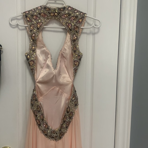 Jovani long open back dress - Picture 7 of 8